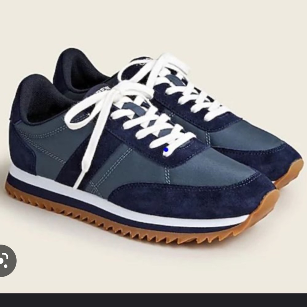ISO J.Crew Navy Trainers size 5.5